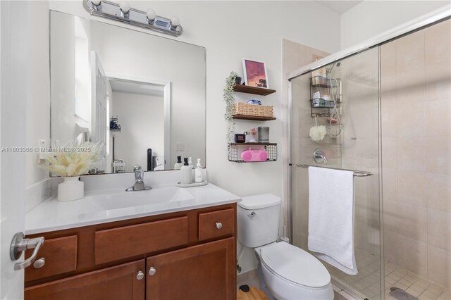9214 W 33rd Ln, Hialeah, FL 33018 - full bath with vanity, toilet, and a shower stall
