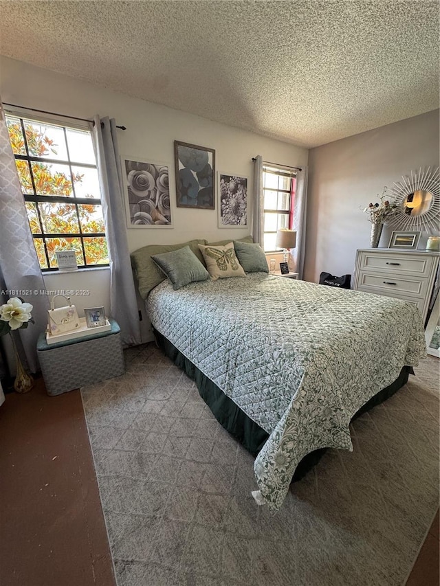 10428 NW 3rd St, Pembroke Pines, FL 33026 - bedroom with a textured ceiling and carpet flooring