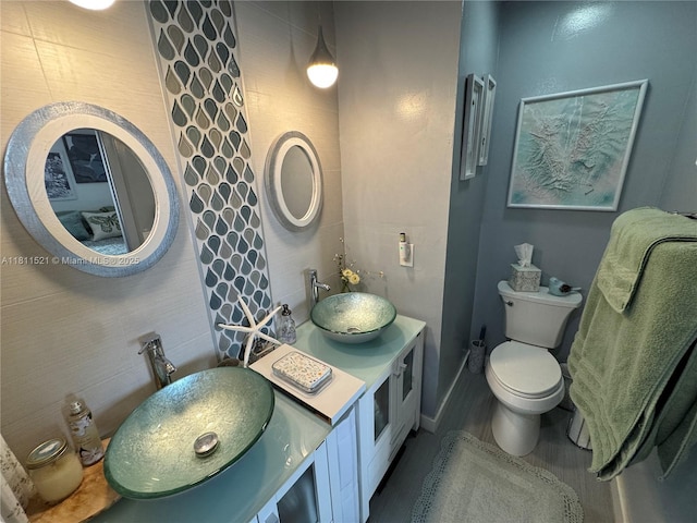 10428 NW 3rd St, Pembroke Pines, FL 33026 - bathroom with a sink and wood finished floors