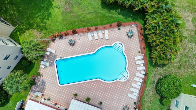 1055 Country Club Dr Unit 406, Margate, FL 33063 - aerial view of a pool