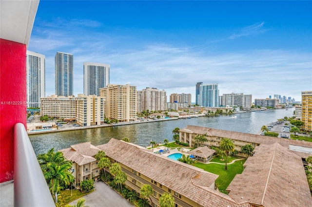 2602 E Hallandale Beach Blvd Unit R1009, Hallandale Beach, FL 33009 - water view with skyline