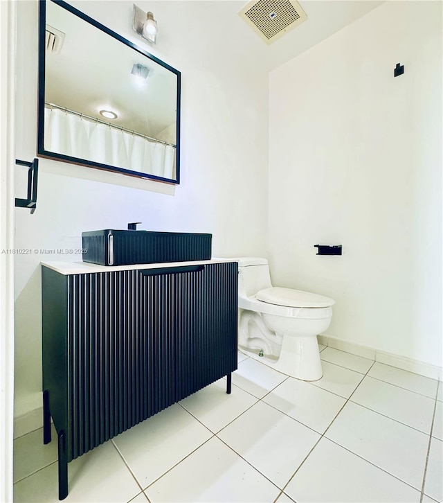3470 E Coast Ave Unit H1006, Miami, FL 33137 - full bath with toilet, vanity, and tile patterned flooring