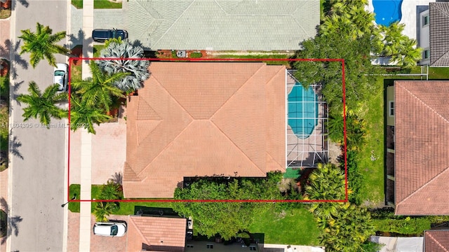 1906 Timberline Rd, Weston, FL 33327 - aerial view of property's location with property parcel outlined