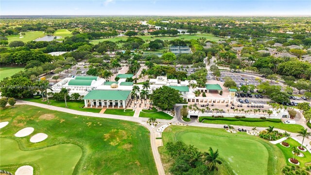 1906 Timberline Rd, Weston, FL 33327 - aerial view of a golf course and a nearby body of water