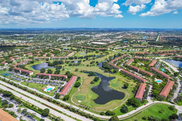801 SW 138th Ave Unit 404E, Pembroke Pines, FL 33027 - aerial overview of property's location featuring a nearby body of water and a golf course