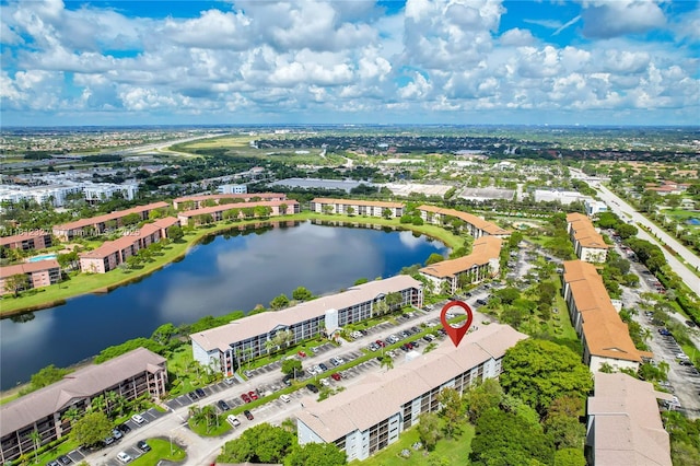 801 SW 138th Ave Unit 404E, Pembroke Pines, FL 33027 - drone / aerial view of apartment complex / building and a nearby body of water