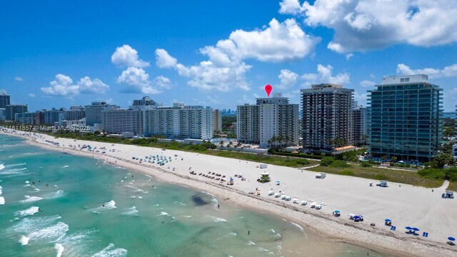 5701 Collins Ave Unit 712, Miami Beach, FL 33140 - aerial view of city skyline and unending shoreline