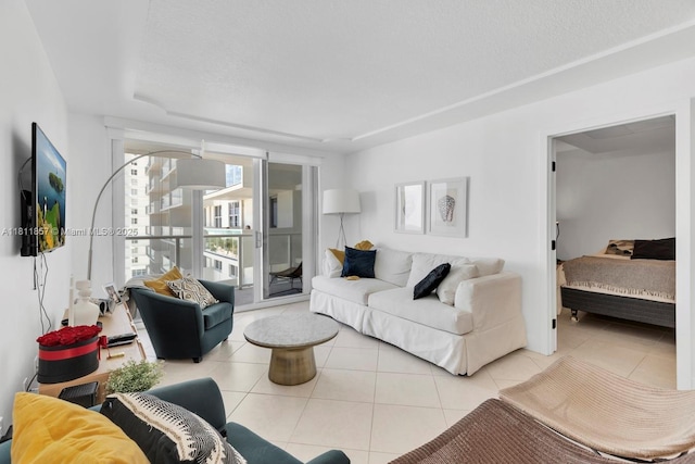 5701 Collins Ave Unit 712, Miami Beach, FL 33140 - living room featuring tile patterned floors