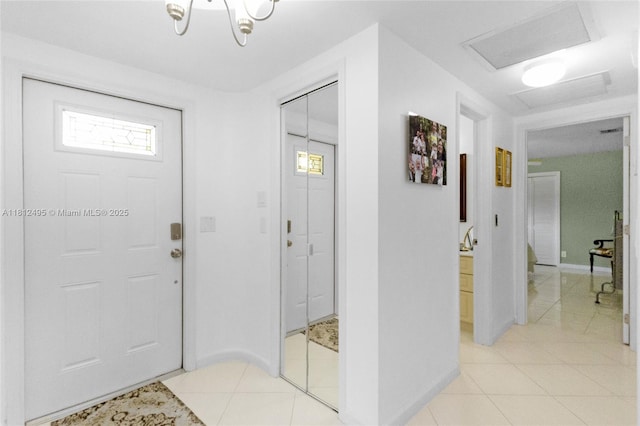 10421 NW 21st St, Pembroke Pines, FL 33026 - entryway featuring light tile patterned floors and baseboards