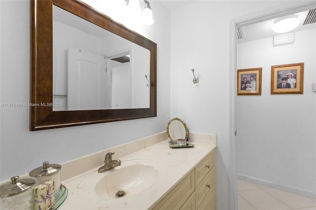 10421 NW 21st St, Pembroke Pines, FL 33026 - bathroom featuring vanity and tile patterned flooring