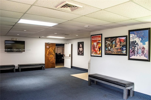 3090 Holiday Springs Blvd Unit 305, Margate, FL 33063 - common area featuring a drop ceiling