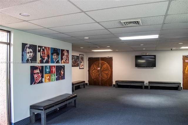 3090 Holiday Springs Blvd Unit 305, Margate, FL 33063 - building lobby featuring a paneled ceiling