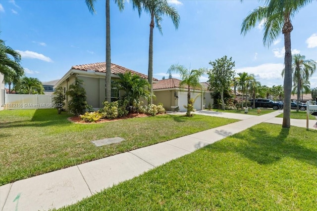 18342 NW 11th St, Pembroke Pines, FL 33029 - view of yard featuring driveway and a garage