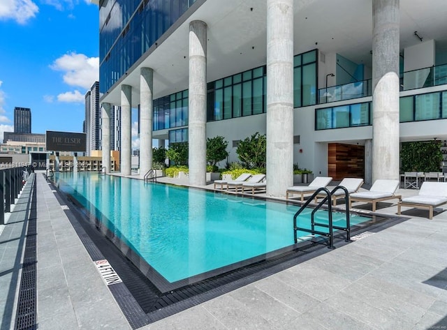 398 NE 5th St Unit 2704, Miami, FL 33132 - community pool featuring a patio area