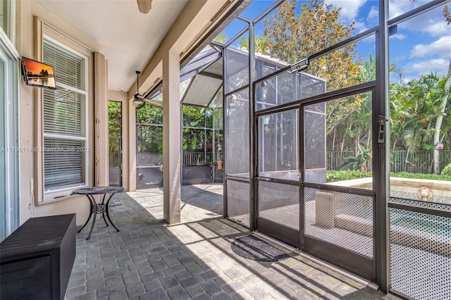 8244 Lakeview Dr, West Palm Beach, FL 33412 - view of unfurnished sunroom