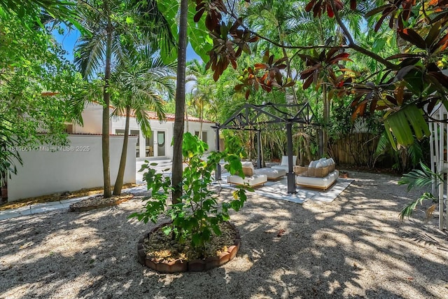 8538 NE 4th Ave, El Portal, FL 33138 - view of yard with a patio area