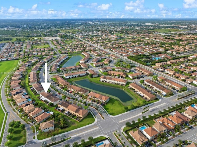 23900 SW 118th Ave, Homestead, FL 33032 - aerial view of property and surrounding area with a large body of water and nearby suburban area