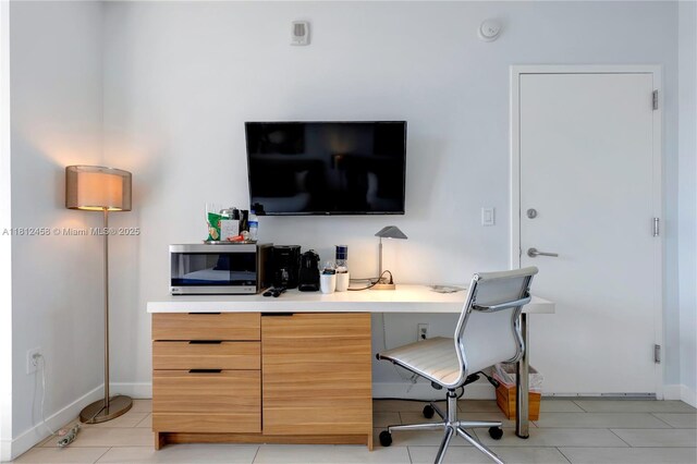 2602 E Hallandale Beach Blvd Unit R1709, Hallandale Beach, FL 33009 - office space featuring baseboards and light tile patterned floors