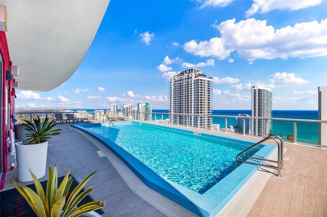 2602 E Hallandale Beach Blvd Unit R1709, Hallandale Beach, FL 33009 - community pool featuring a water view