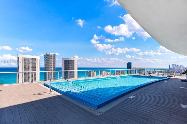 2602 E Hallandale Beach Blvd Unit R1709, Hallandale Beach, FL 33009 - community pool with a water view