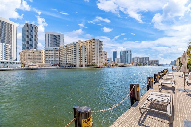 2602 E Hallandale Beach Blvd Unit R1709, Hallandale Beach, FL 33009 - water view with skyline