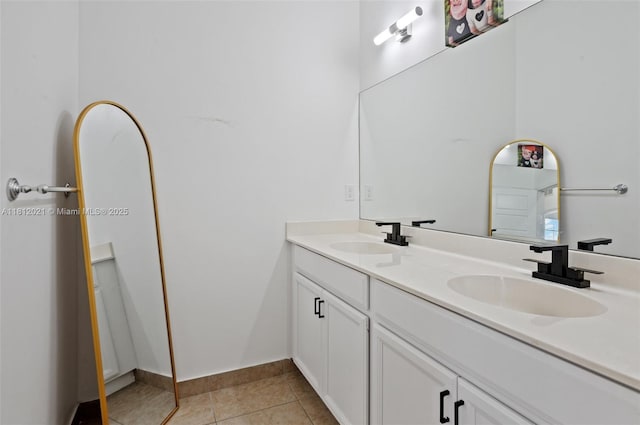 659 NE 191st St, Miami, FL 33179 - full bath with double vanity and tile patterned floors