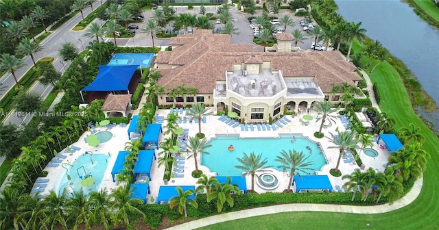 8248 Lost Creek Ln, Delray Beach, FL 33446 - aerial view of a pool