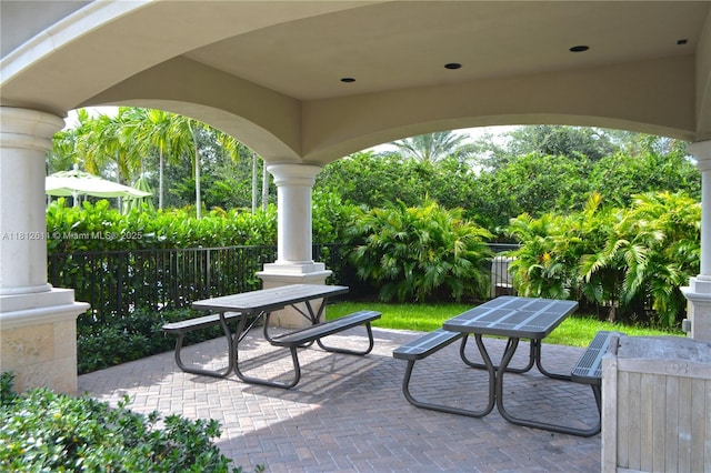 8248 Lost Creek Ln, Delray Beach, FL 33446 - view of patio with outdoor dining area