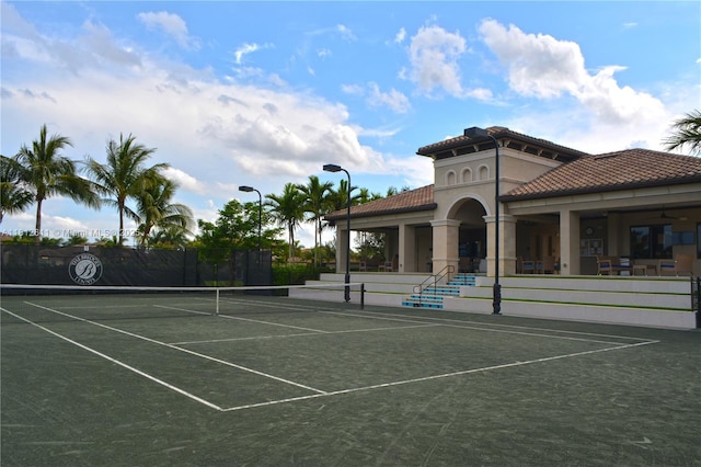 8248 Lost Creek Ln, Delray Beach, FL 33446 - view of tennis court