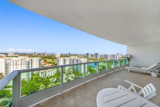 19955 NE 38th Ct Unit 2204, Aventura, FL 33180 - balcony featuring a view of city