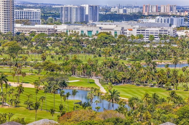 19955 NE 38th Ct Unit 2204, Aventura, FL 33180 - view of community with a water view, golf course view, and a city view