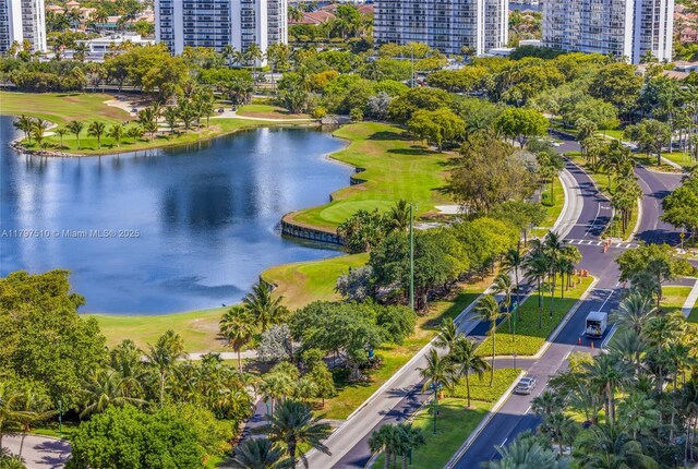 19955 NE 38th Ct Unit 2204, Aventura, FL 33180 - bird's eye view of a golf club, a nearby body of water, and apartment complex / building