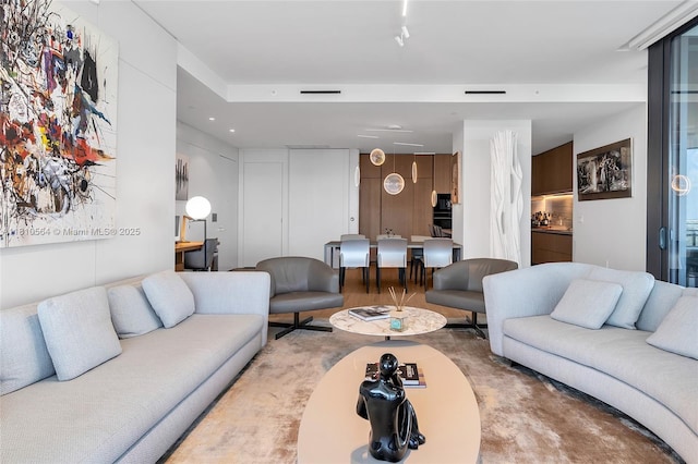 8701 Collins Ave Unit 905, Miami Beach, FL 33154 - living area with recessed lighting
