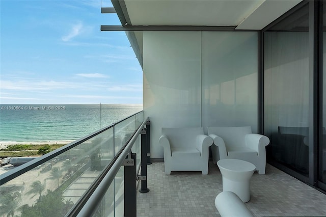 8701 Collins Ave Unit 905, Miami Beach, FL 33154 - balcony with a water view