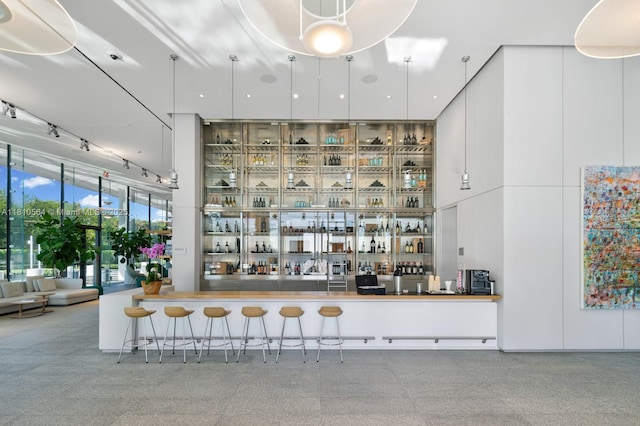 8701 Collins Ave Unit 905, Miami Beach, FL 33154 - indoor dry bar with track lighting
