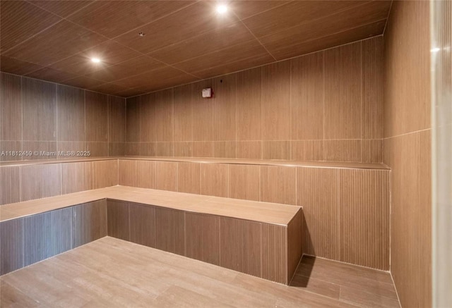 7661 NW 107th Ave Unit 303, Doral, FL 33178 - relaxing sauna with wooden ceiling