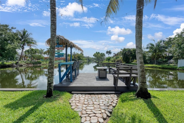 2750 SW 86th Way, Davie, FL 33328 - dock with a water view