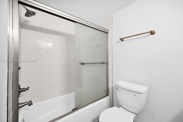18041 Biscayne Blvd Unit 1201, Aventura, FL 33160 - bathroom with bath / shower combo with glass door and toilet
