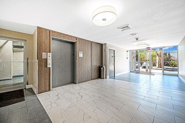 18041 Biscayne Blvd Unit 1201, Aventura, FL 33160 - building lobby with wooden walls