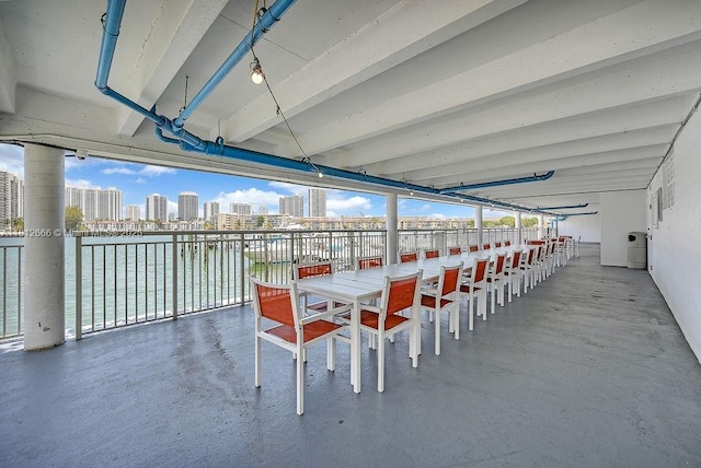 18041 Biscayne Blvd Unit 1201, Aventura, FL 33160 - sunroom featuring a skyline view