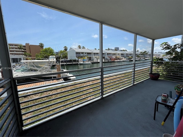 3750 NE 169th St Unit 106, North Miami Beach, FL 33160 - balcony featuring a water view