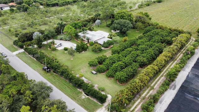25000 SW 197th Ave, Homestead, FL 33031 - aerial view of property and surrounding area with rural landscape