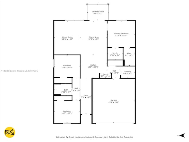 3021 June Cir Fl, LaBelle, FL 33935 - floor plan / room layout