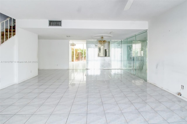 1006 NE 24th Ave Unit 190, Hallandale Beach, FL 33009 - spare room with light tile patterned flooring and ceiling fan