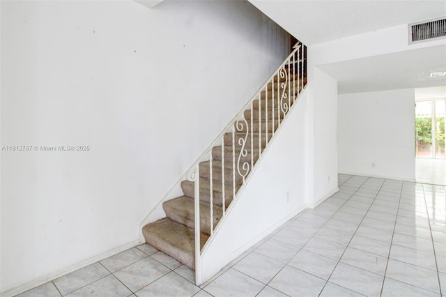 1006 NE 24th Ave Unit 190, Hallandale Beach, FL 33009 - stairs with tile patterned flooring