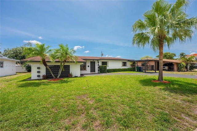 18801 NW 29th Ct, Miami Gardens, FL 33056 - back of property with a yard and stucco siding
