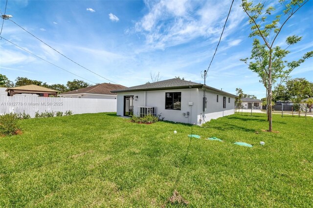2411 NW 153rd St, Miami Gardens, FL 33054 - back of property featuring stucco siding and central AC