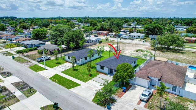 2411 NW 153rd St, Miami Gardens, FL 33054 - aerial view of residential area