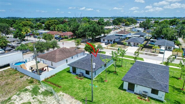 2411 NW 153rd St, Miami Gardens, FL 33054 - aerial perspective of suburban area