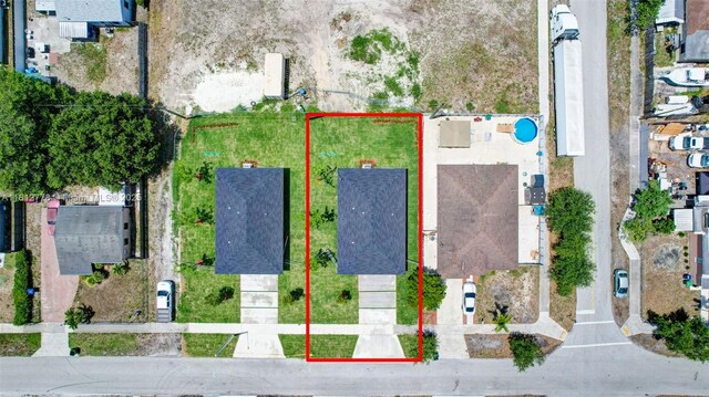 2411 NW 153rd St, Miami Gardens, FL 33054 - aerial view of property's location with property boundaries highlighted